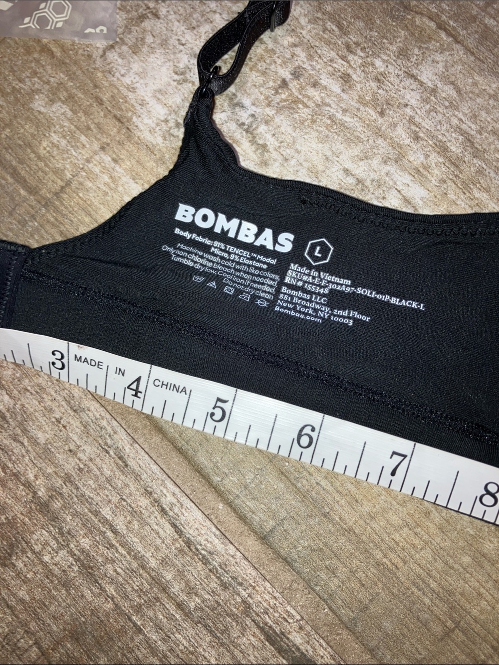 BOMBAS WOMENS SUPER SOFT BRALETTE AND THONG LARGE - Picture 3 of 10